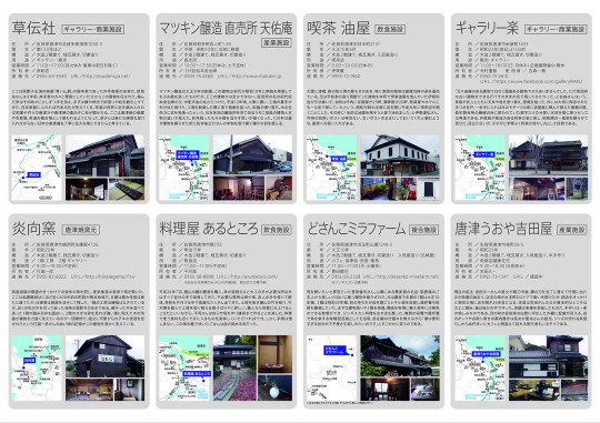唐津建築遺産MAP裏面