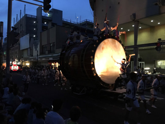 ねぷた祭りの大太鼓